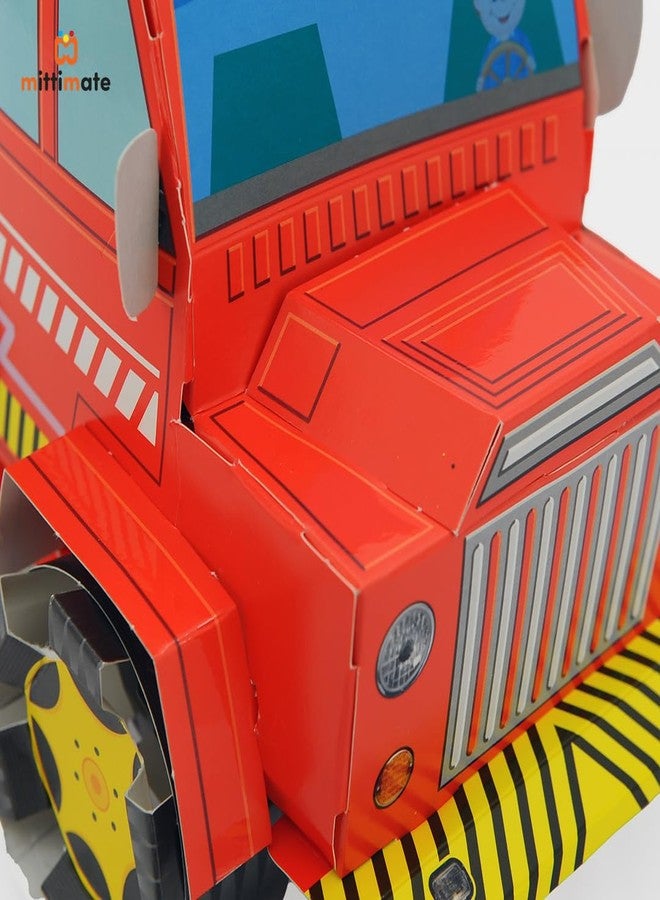 Mittimate Dumper Model Construction Book for Kids Age 8 to 12 Year Old I Make Your Own 3D Paper Model I Fun & DIY Craft Book for Children - Image 5
